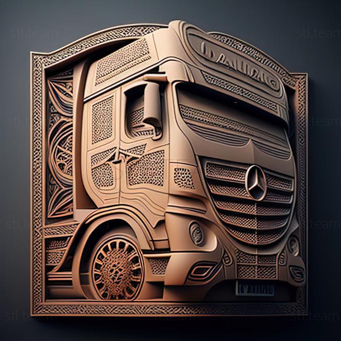3D модель Mercedes Benz Axor (STL)